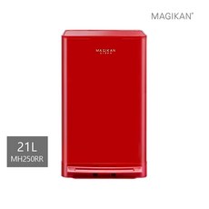 매직캔 [세트] 히포 21L+리필5롤 (화이트/베이지/세이지/레드) 기본리필장착 1년 사용가능 냄새차단 휴지통 옵션, 08_ 21L레드(단품)→MH250RR