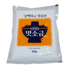대상 미원 맛소금 500g 식품 > 가루/조미료/향신료 설탕/소금 소금 기타소금, 1개
