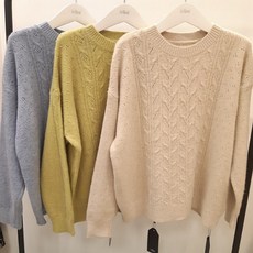 르샵 르샵 NC02 펀칭꽈배기기본니트 LKAKP806A hshs (6382884)