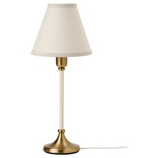 이케아 FLYGHÖJD 플뤽회이드 탁상스탠드 황동/베이지 54 cm + 파트스캐너 미니키보드브러쉬, 기본색상