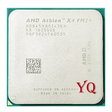 AMD Athlon X4 845 쿼드 코어 CPU 프로세서 FM2 소켓 AD845XACI43KA 3.5 GHz 65W, 한개옵션0