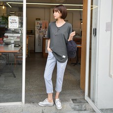 [마이더스비] 스탠 실켓 패치 티셔츠 리뷰후기