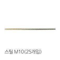 레이창고 신진화스너 전산볼트(스틸) M10(50개입) 1000mm, 1