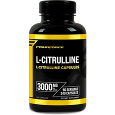 Primaforce L-Citrulline 3000mg/ 프리마포스 L 시트룰린 3000mg, 1개, 240캡슐