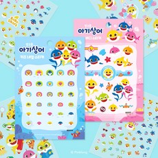 핑크퐁 아기상어 키즈 네일스티커 & 바디스티커, BS02T - 신나는 학교 [바디], 1개