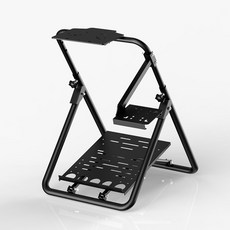키즈윙 핸들거치대 레스타 게임핸들 나기 G27G29GT500T300RS 시프트 레버 발판 PC 싸이클 시뮬레이션 접이식, 블랙, 본상품