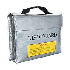 일본직발송 7. KUSSN 리포가드 LiPo Guard Bag 리포 배터리 보관 LiPo Bag 세이프티백 리포배터리봉지 리, One Size_240x65x180mm, One Size_240x65x180mm, 240x65x180mm