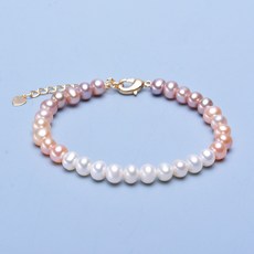 핑크담수진주목걸이
