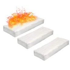 3pcs 세라믹 섬유 담요 양모 스폰지 30x10x1.52.5cm 내성 절연 면화 firplace firebox 안전 바이오 화재 홈 accesso