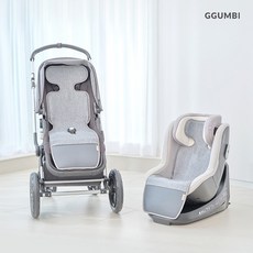 유모차 웜라이너 온열시트, 그레이