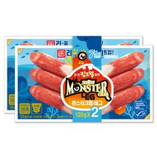 [한성기업] 진~한 킹크랩 풍미! 몬스터크랩 레그 120g*2, 240g, 1개