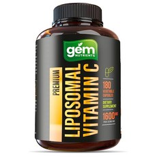 젬뉴트리언츠 리포좀 비타민C 1600mg 180베지캡슐, 1개, 180정
