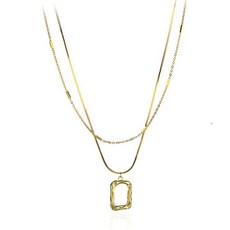 실버볼드목걸이