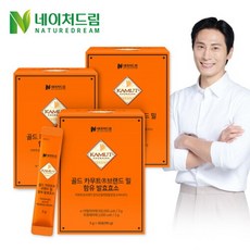 네이처드림 골드 카무트 브랜드밀 함유 발효효소 3g 30포/1~4박스 모음, 단품없음, 90g, 3박스