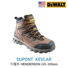 디월트 DUPONT KEVLAR HENDERSON 작업화 안전화 245-300mm USA