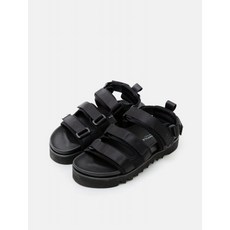 빈폴스포츠 Unisex 블랙 스포티 샌들 (BO93K3Y025)