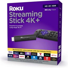 Roku 스트리밍 Stick 4K+ Device 4K/HDR/돌비 비젼 Voice 리모트 프로, 01 스트리밍 장치