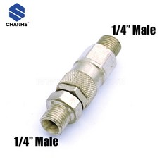 호스 스위블 피팅 1/4 "F-3/8" M NPS 어댑터 스트레이트 커넥터, 1개