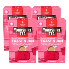 Taylors Yorkshire 테일러 요크셔 티 토스트앤잼 40티백 4개