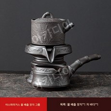 찻잔세트 다기세트 전통찻잔 차주전자세트 가정용 쿵푸차 세트 전통다도 고급 선물세트 차주전자 다기잔 여행용다기세트, 자사 아스파라거스 흑연 차바다