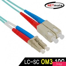 [나우리몰]10G 광점퍼코드 LC-SC-2C-멀티모드 1M 컴퓨터용품[pc90_6108], 나우리몰 본상품선택