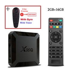 핫 X96Q 안드로이드 10.0 스마트 TV 박스 2GB 16GB Allwinner H313 쿼드 코어 4K VS X96 미니 셋톱