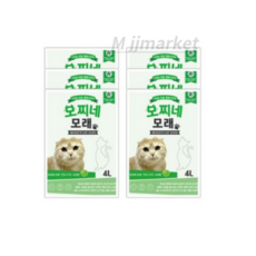 모찌네 고양이 모래, 4L, 6개, 사과향