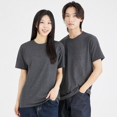 남녀공용 3장세트 기본 무지 라운드 30수 면 반팔 티셔츠 9컬러