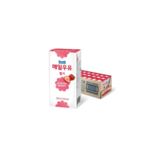 매일우유 멸균 딸기, 140ml, 48개
