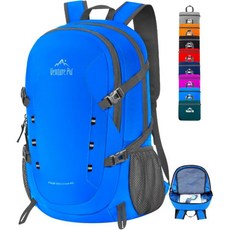 등산 배낭 백패킹 트레킹 벤처 팔 40L 경량 패커블 여행 하이킹 백팩 데이팩, 7) A9-blue - 40L, 1개