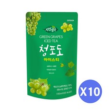 희창 자연생각 청포도 아이스티, 10개, 190ml