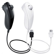 정품 닌텐도wii 눈차크 정식발매 중고 wii눈차크 컨트롤러, 1개, 블랙