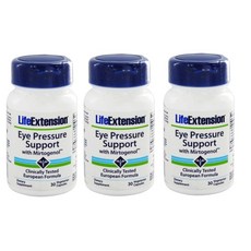 Life Extension Eye Pressure Support with Mirtogenol 라이프익스텐션 안압 써포트 30캡슐 3팩, 3개, 30