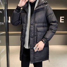 롱패딩 온앤온 시슬리 오리털 카라넥 다운자켓 후드 구스 스트링 데일리룩 눈바디