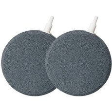 Quickun 4 업데이트 미친 에어 스톤 실린더 버블 플러스 디퓨저 수족관 물고기 탱크 수경 펌프 Airstones, 상세페이지참조, 4“ Disc