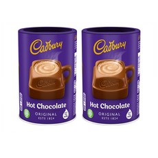 Cadbury 캐드버리 오리지널 핫 초콜릿 코코아 핫초코 파우더 가루 500g 2팩, 2개, 1개입, 2개
