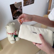 [4컬러] 신학기 필통 코듀로이 펜케이스