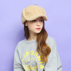 뽀글이자석군밤모자