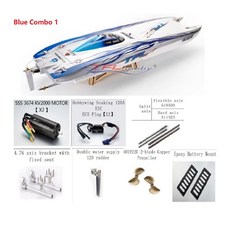 TFL 1133 전기 파가니 존다 고양이 유리 섬유 케블라 카타마란 RC, Blue Combo 1