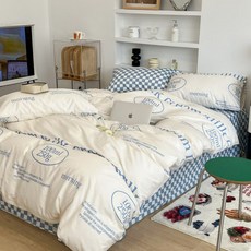 체커보드레터링침구