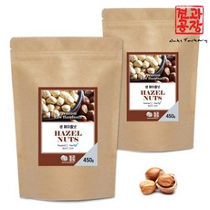 [견과공장] 헤이즐넛 900g(450gx2봉) 개암나무열매 생헤이즐넛 견과류, 2개