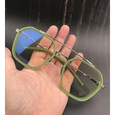 하우스브랜드 초경량 금속테 뿔테 안경 티타늄 가벼운 남녀공용 하금테 d1