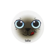 우키우키 고양이 캐릭터 핀버튼 뱃지 얼굴형 6종