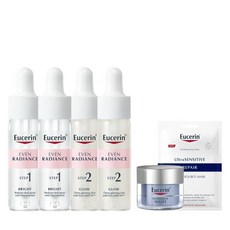 [유세린] 이븐래디언스 듀오 앰플 (15ml x 2) 2개 [증] 나이트크림 20ml+울센, 1:유세린 이븐래디언스 듀오앰플 (15mlx2) 2개