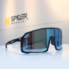 스파이더몬스터 자전거 고글 스포츠 등산용 고글 낚시 라이딩 선글라스, 스피더 G22 (아이스블루/편광)