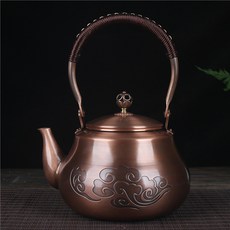 야외 주전자 순수한 자동 주전자 끓인 주전자 차 신기 다기 세트 캠핑 간편 주전자, 상서로운 구름, 1개