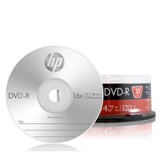 [HP] DVD-R 16배속 4.7GB [케익/25매] - 16chdvr