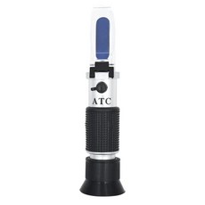 휴대용 당 굴절계 농도 계량기 농도계 0-32% 브릭스 당도 테스터 과일 포도 ATC, 1개