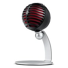 Shure MV5 Digital Condenser Microphone (Black) + USB Lightning Cable, Black with Red Foam_New Packa, 상세 설명 참조0, 상세 설명 참조0