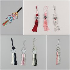 핑크피치 한복장신구 한복노리개 한복셋트 한복소품 추석준비 가을한복 자매한복 쌍둥이한복
